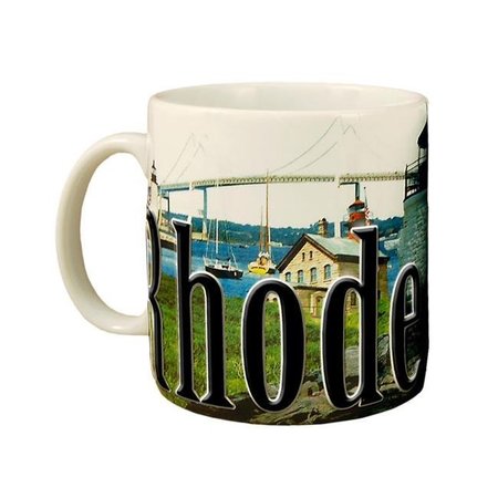 AMERICAWARE Americaware SMRDI01 Rhode Island 18 oz Full Color Relief Mug SMRDI01